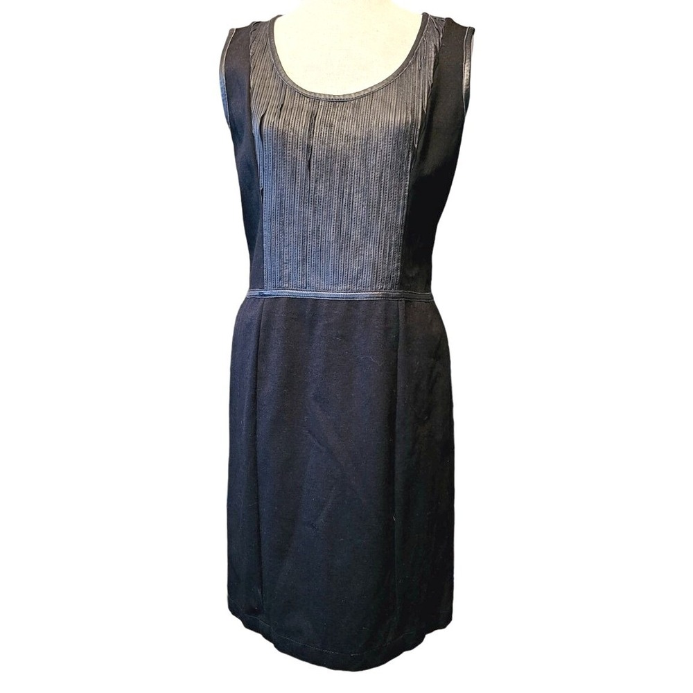 Woman's‎ Pink Tartan Leather dress size 10 Mixed medium sleeveless Black